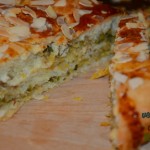Hefezopf mit Orangen-Pistazienfüllung