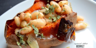 Toskana-Bohnen mit Süßkartoffeln