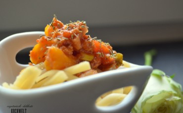 Spaghetti Gemüse-Bolognese (Vegan)