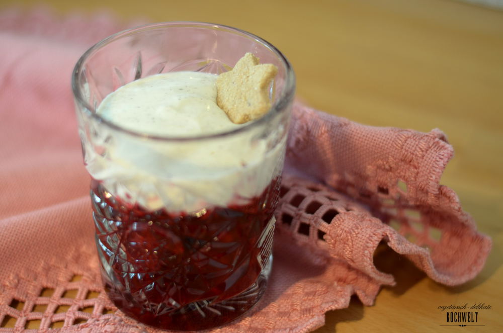 Rote Grütze mit Vanille-Joghurt - VeggieKochwelt