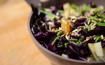 Rotkohl-Birnen-Salat