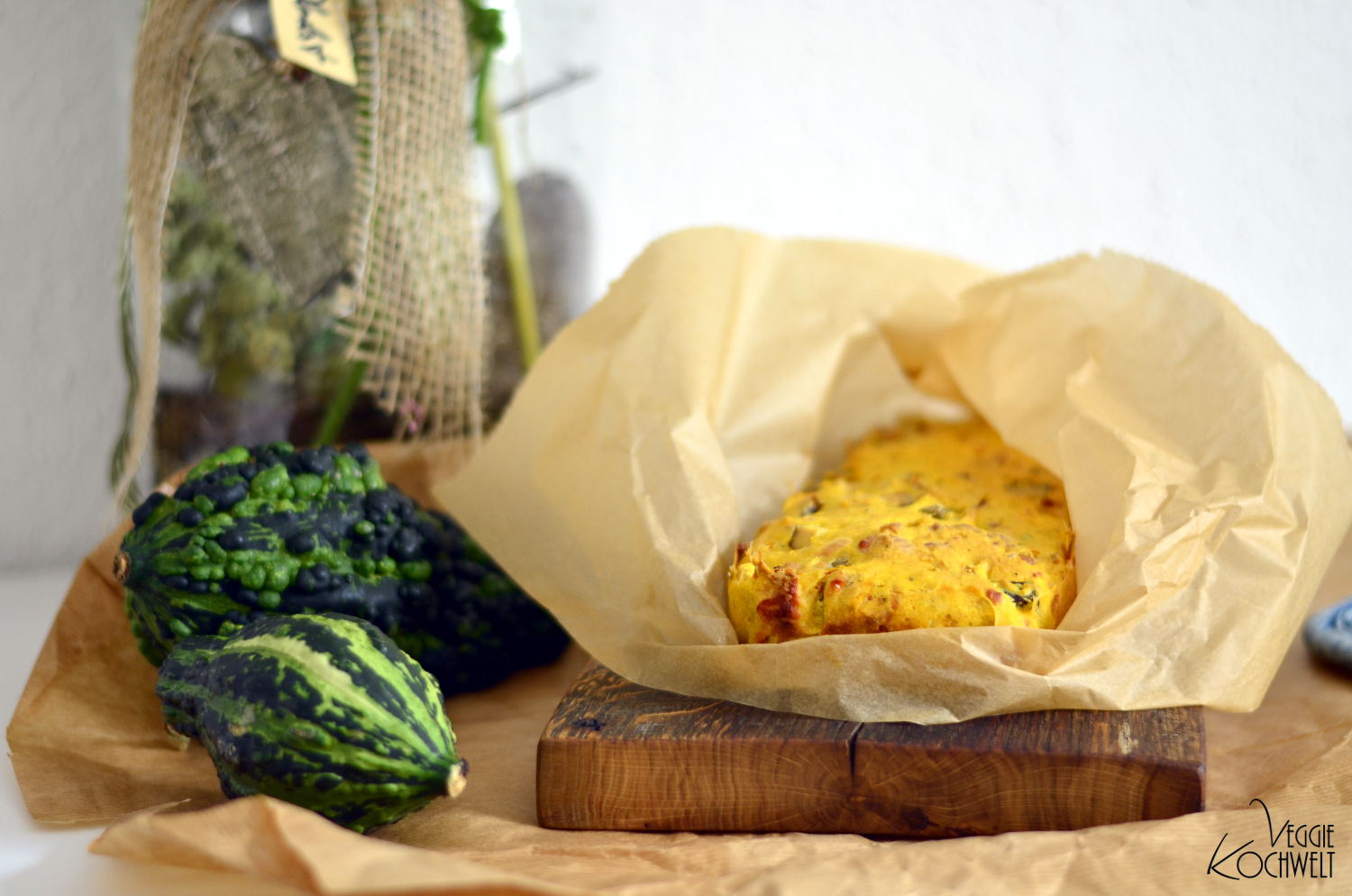 Herzhafter Kürbiskuchen - VeggieKochwelt